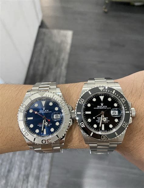 rolex submariner vs yacht master 40|Rolex Submariner vs yacht master.